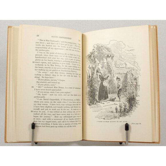 David Copperfield by Charles Dickens, Macmillan & Co. 1957 English Literature - Picture 6 of 10